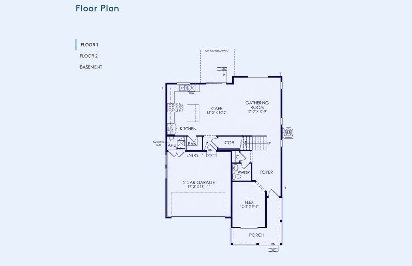 Waterville Floor Plan, Quick Move-In Home, Floor 1