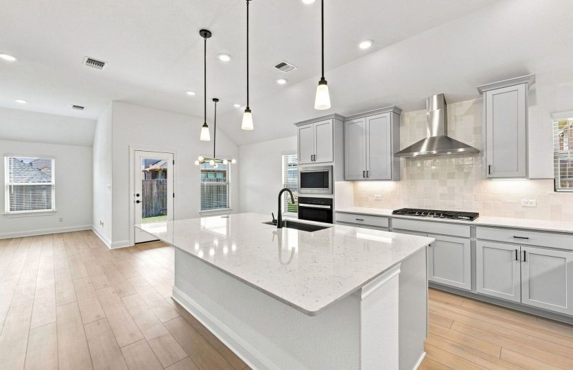 Kitchen Open to the Gathering Space
