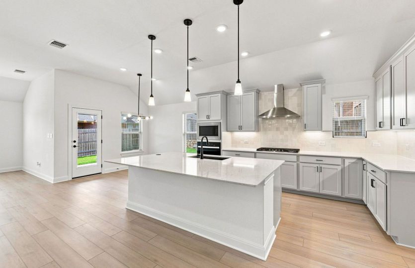 Kitchen Open to the Gathering Space