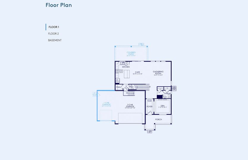 Pathmaker Floor Plan, Quick Move-In Home, Floor 1