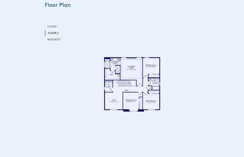 Pathmaker Floor Plan, Quick Move-In Home, Floor 2