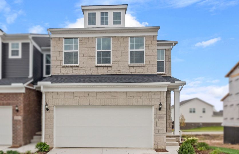 Ashton with Basement - Townes at Waldon Village: Clarkston, Michigan - Pulte Homes