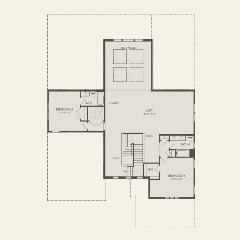 Second Floor 4 br / 4.5 ba