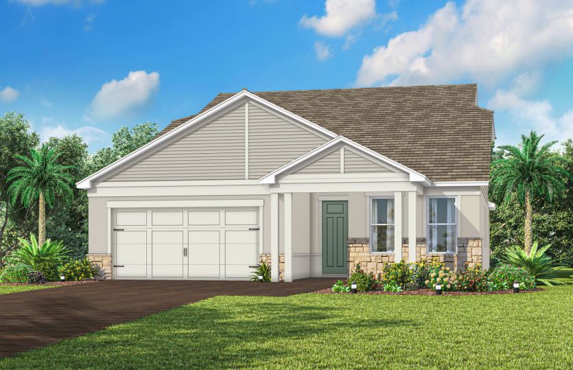 Exterior LH2 with optional stone