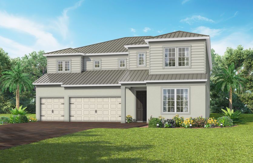 Exterior FM1 with optional metal roof