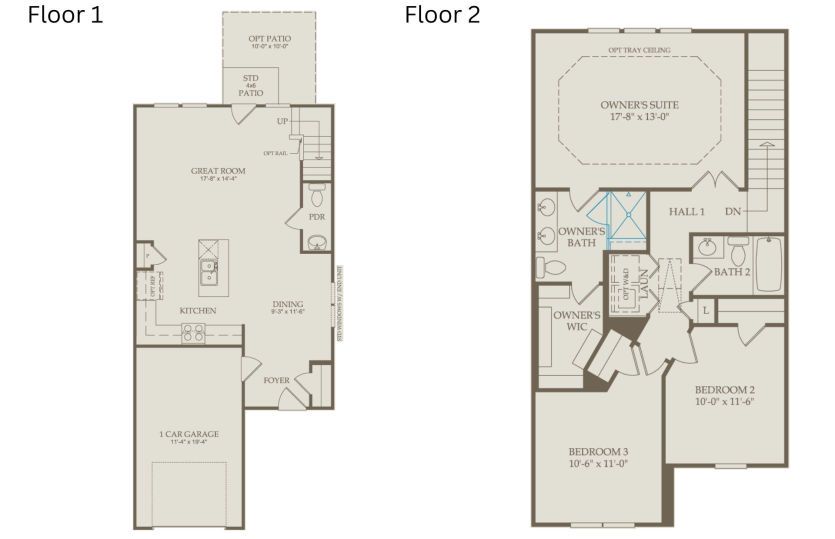 Floor Plan level 1 & Level 2