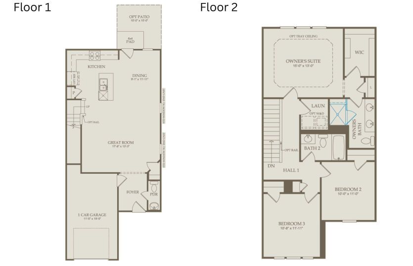 Floor Plan Level 1 & Level 2