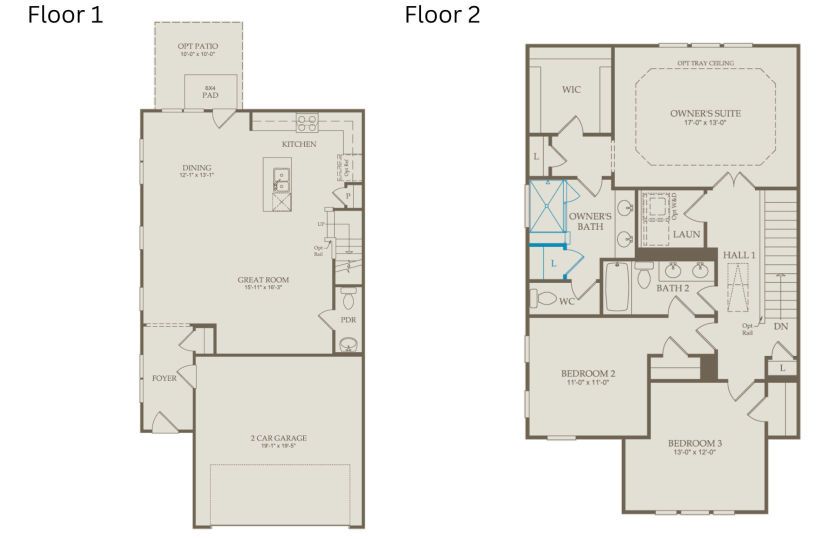 Floor Plan Level 1 & Level 2