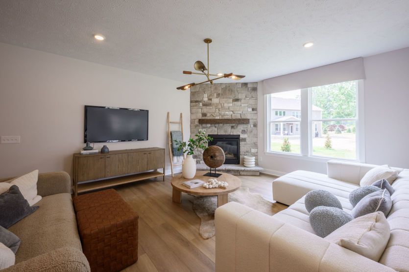 Gathering Room with Fireplace