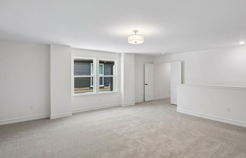 Game room off second story entry
