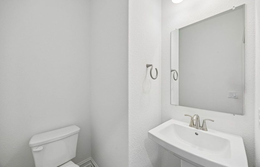 Powder bath on first level
