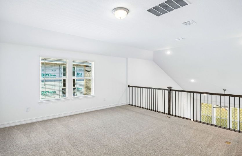 Loft on second level