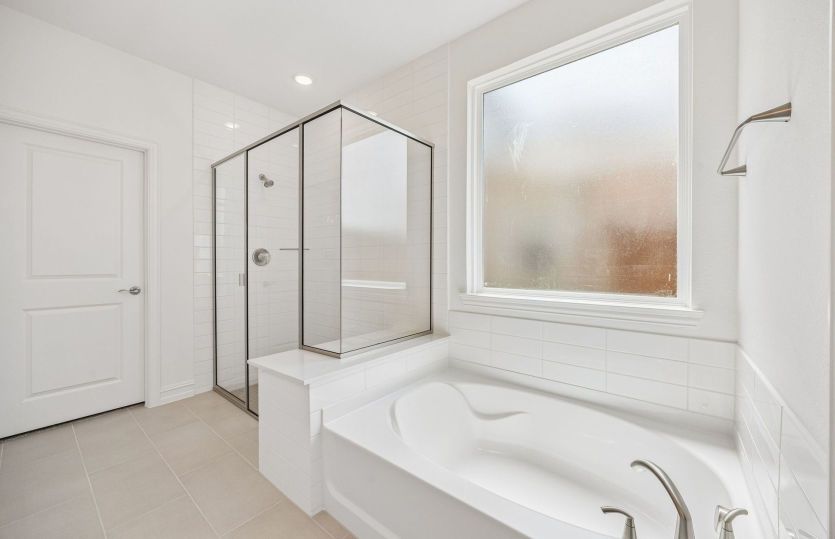 Separate tub and shower in primary bath