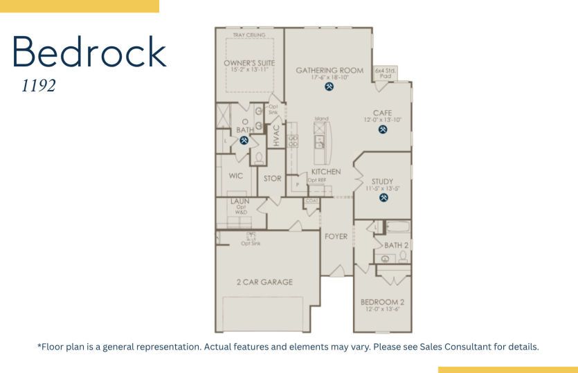 Bedrock Floor Plan.