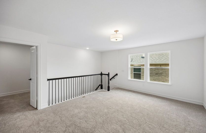 Loft on second level