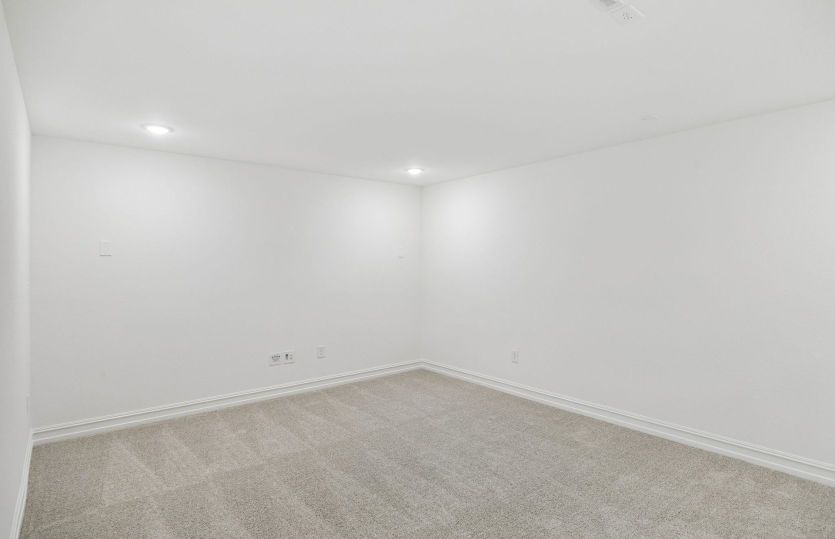 Spacious media room