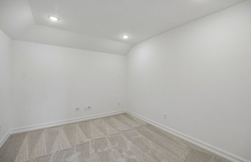 Spacious media room