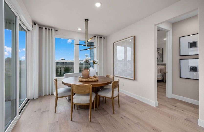 Dining area off kitchen *photos depict some features that may change
