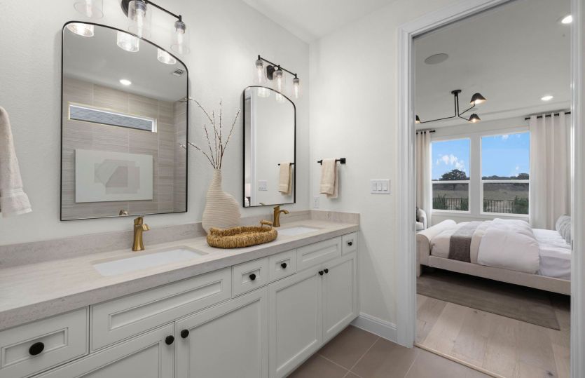 Owner's bath with double vanity *photos depict some features that may change