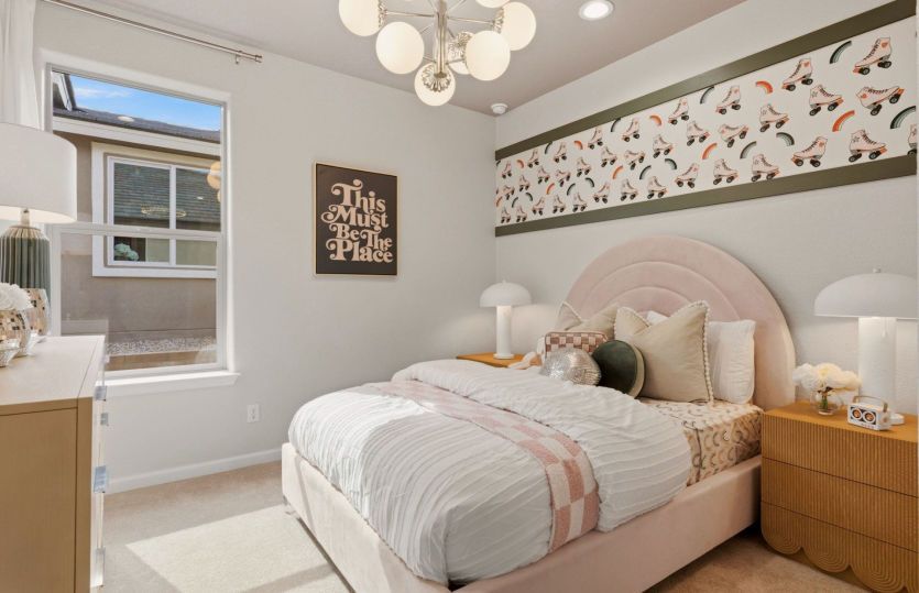 Bedroom 2 is perfectly suited for a children's bedroom.