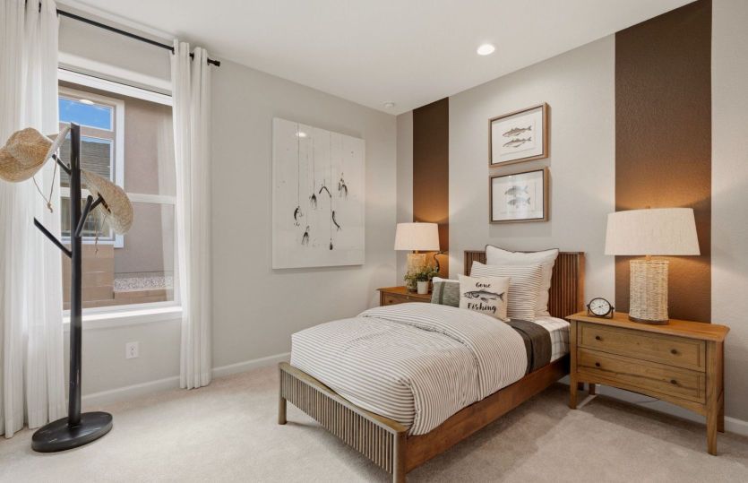 Bedroom 3 is perfectly suited to host overnight guests.