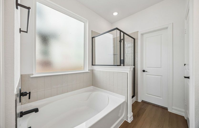Separate tub and shower in primary bath