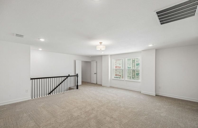 Loft on second level entry
