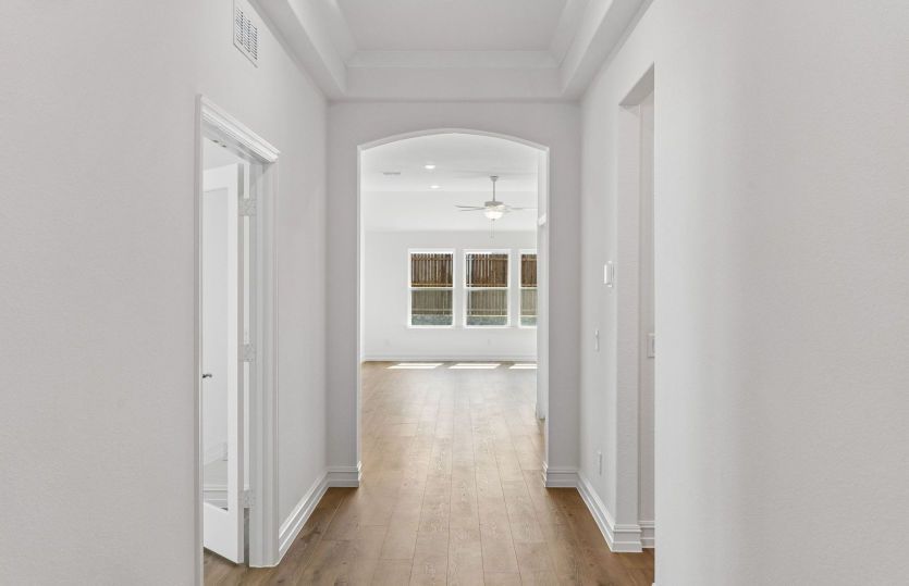 Welcoming entry into home
