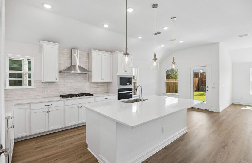 Abundant cabinet space available