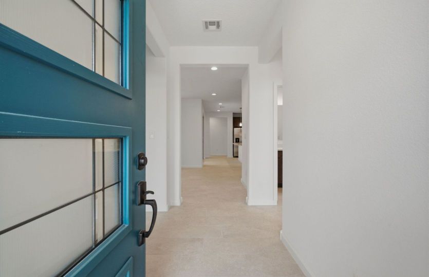 Bright and welcoming entry
