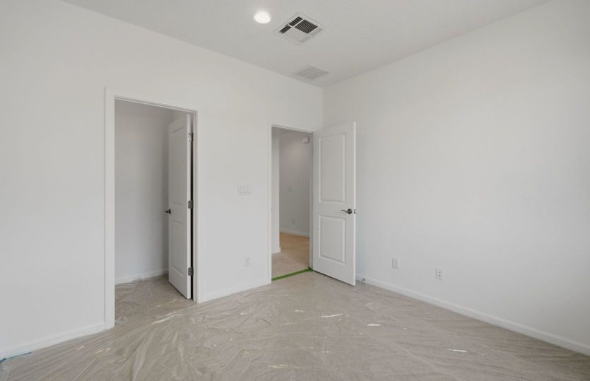 Bedroom 2 with generous closet space