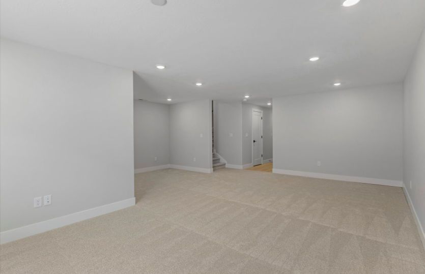 Finished Basement with Game Room