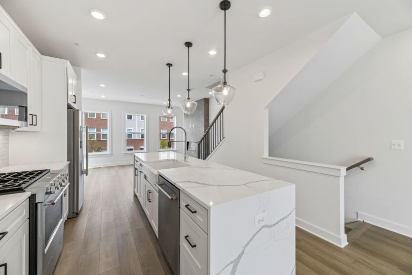 Kitchen with Upgraded Finishes - Actual Home