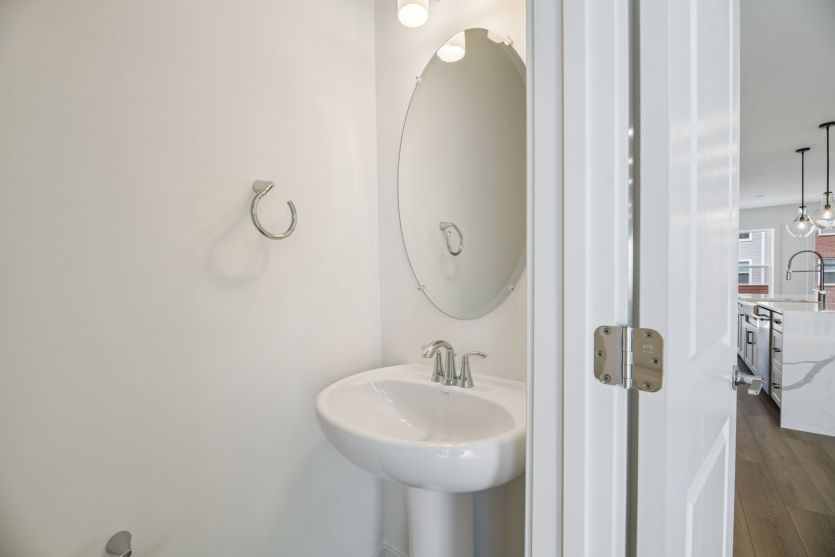 Powder Room on the Main Level - Actual Home