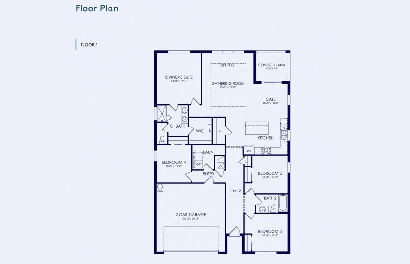 Heston Floor Plan, Quick Move-In Home, Floor 1