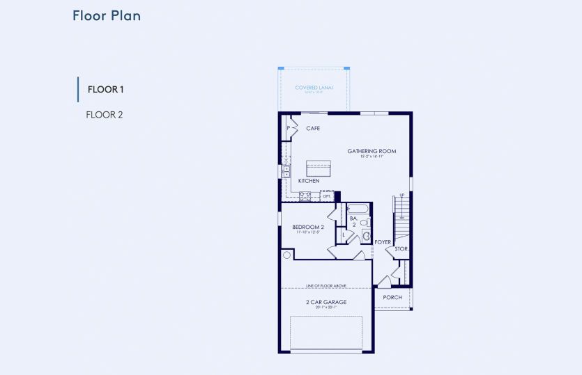 Mill Run Floor Plan, Quick Move-In Home, Floor 1