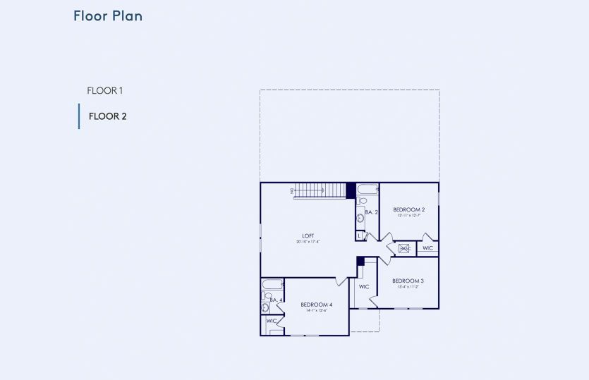 Winthrop Floor Plan, Quick Move-In Home, Floor 2