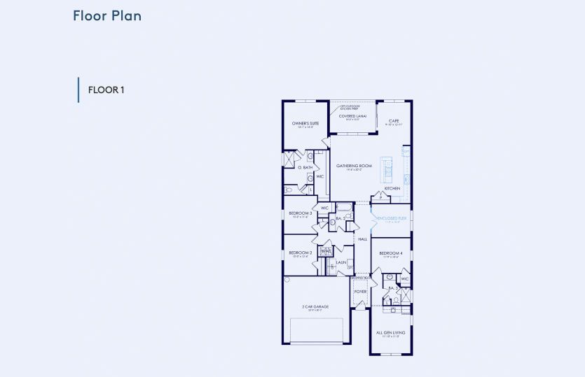 Concord Floor Plan, Quick Move-In Home, Floor 1