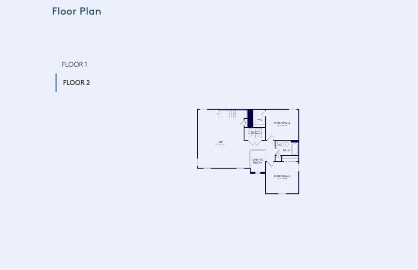 Coral Grand Floor Plan, Quick Move-In Home, Floor 2