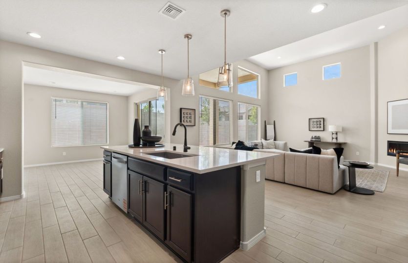 Open main living area perfect for spending time with family
