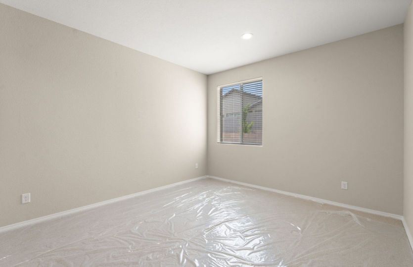 Downstairs bedroom provides the perfect space for guests