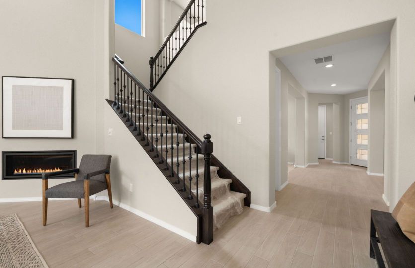 Head upstairs for loft and remaining bedrooms