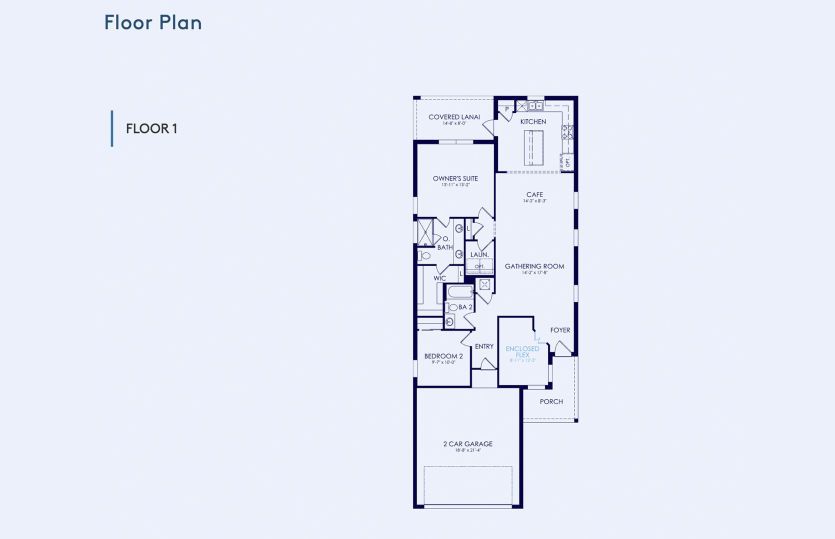 Candlewood Floor Plan, Quick Move-In Home, Floor 1