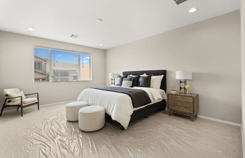 Owner's suite provides the perfect space for rest and relaxation