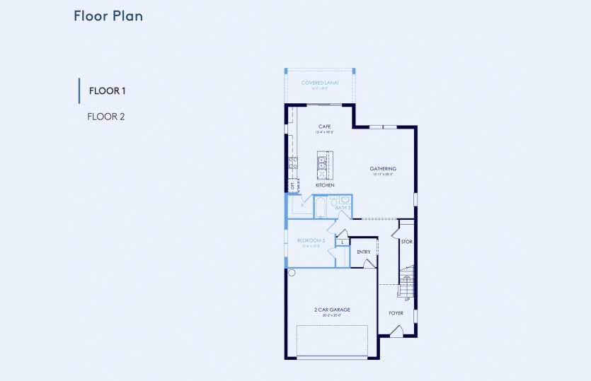 Pinecrest Floor Plan, Quick Move-In Home, Floor 1
