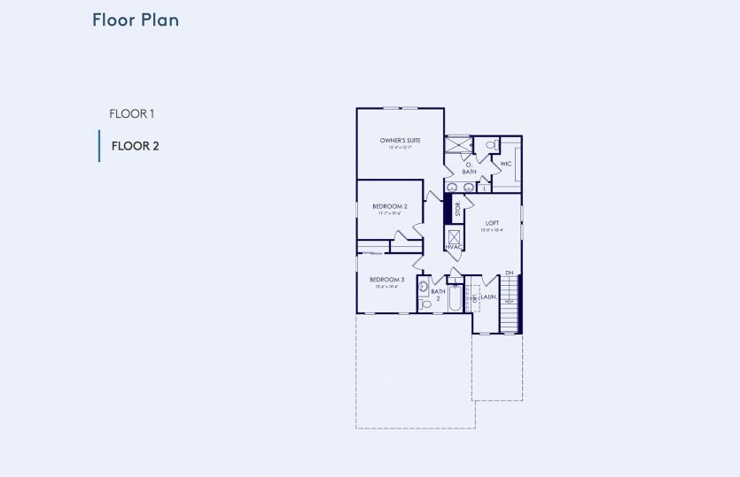 Pinecrest Floor Plan, Quick Move-In Home, Floor 2
