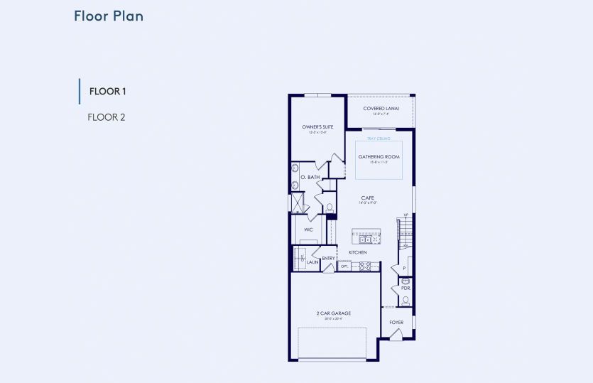 Sonora Floor Plan, Quick Move-In Home, Floor 1