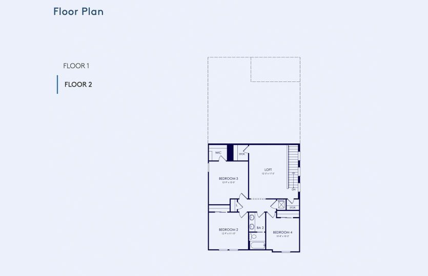 Sonora Floor Plan, Quick Move-In Home, Floor 2