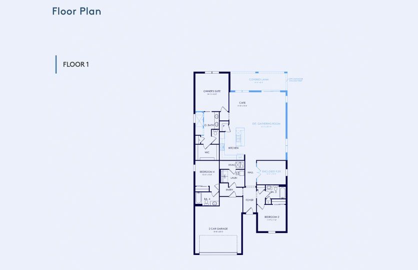 Mystique Floor Plan, Quick Move-In Home, Floor 1