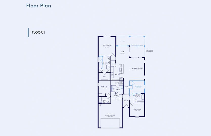 Mystique Floor Plan, Quick Move-In Home, Floor 1